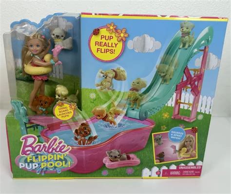 Barbie Chelsea Flippin Pup Pool New Picclick