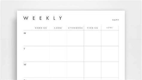 Weekly Schedule Template 13 Free Word Pdf Documents Download Free