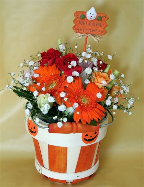 Halloween Flower Arrangement Halloween Flower Arrangements Halloween