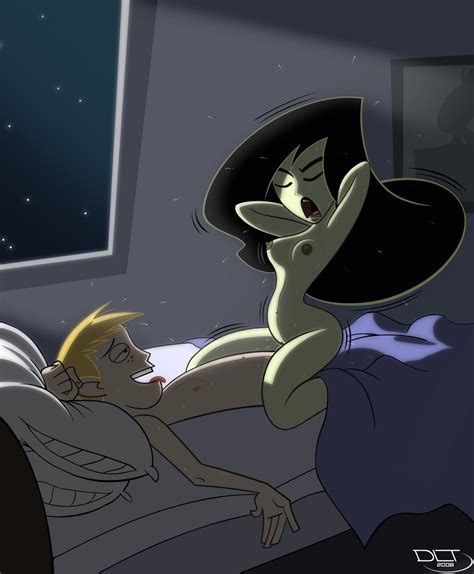 Rule 34 Arms Up Closed Eyes Cowgirl Position Disney Dlt Female Human Kim Possible Male Nipples