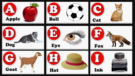 A To Z Alphabets With Pictures Learn Alphabets English Alphabet A