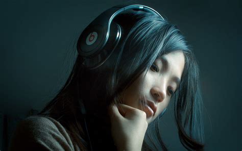 Headphone Girl Wallpapers Top Free Headphone Girl Backgrounds