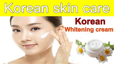 Korean Skin Care Korean Skin Whitening Cream Mahes Technique