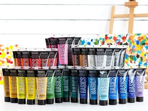 Liquitex Basics Acrylic Paint 4 Oz Tubes Individual Colors Kds Art Store