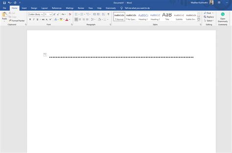 How To Insert A Line In Microsoft Word