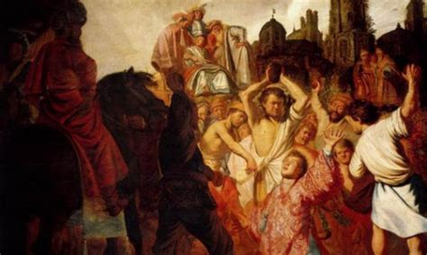 8394rembrandt The Stoning Of St Stephen 600×360 628×377 Dominicana
