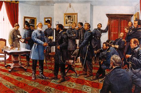 The Surrender By Keith Rocco Appomattox Court House National