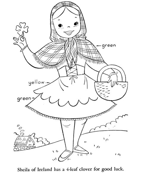 Martin coloring sheet, and the traditional irish blessing poem help your children venerate st. Shamrock Coloring Pages - GetColoringPages.com