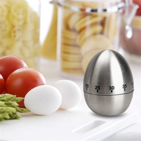 Magnetic Kitchen Countdown Timer Alarm Stainless Steel Egg Timer