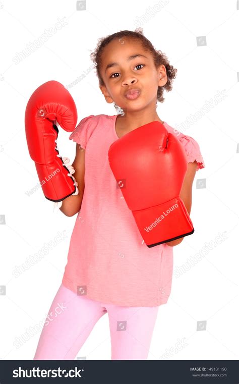 Little Girl Boxing Gloves Stock Photo 149131190 Shutterstock