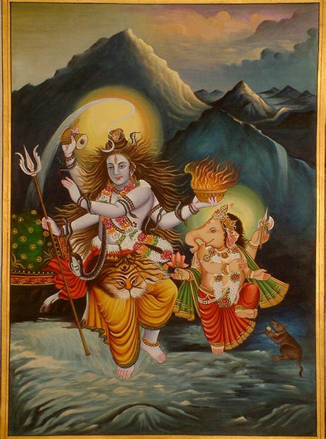 Shivaandganeshawg41 Loving Ganesha