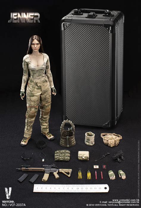 Verycool Toys Female Soldier Jenner 16 Scale Action Figure Set Two