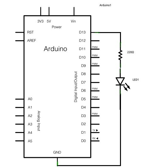 How To Draw Arduino Circuit Diagram