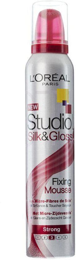 bol com L Oréal Paris Studio Line Silk Gloss Fixing Mousse