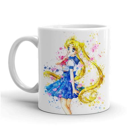 Sailor Moon Anime Coffee Mug 11oz Ceramic Tea Cup Magic Color N1077 Mugs