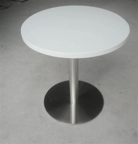 Customized Small Round Solid Surface Korean Table Top Dining Table With