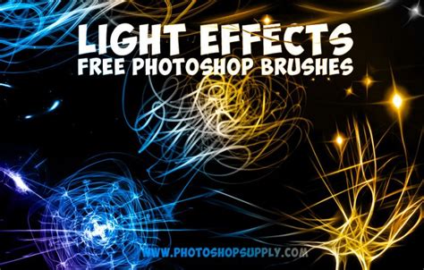 Free Photoshop Light Brushes Photoshop Supply