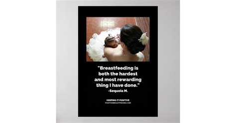 Rewarding Breastfeeding Poster Zazzle