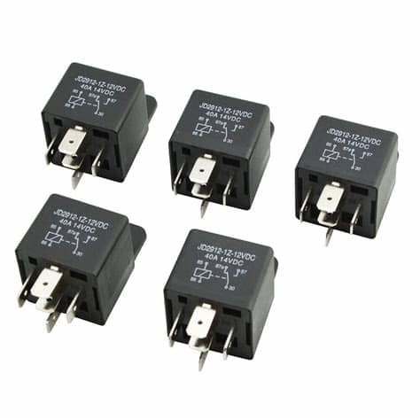 5PCS Automotive Relays Changeover Car Motor 40A Relay 12V ...