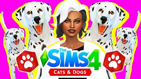 The Sims 4 Cats And Dogs 1 🐶 101 Dalmatians Challenge 🐶 Youtube