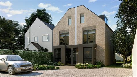 New Build Semi Detached Houses In Barnet Contemporary Architecture