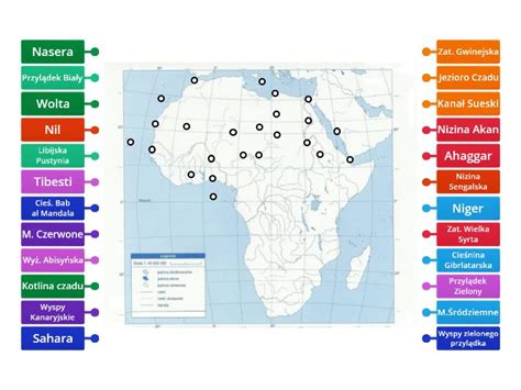 Afryka Mapa Fizyczna Cz Rysunek Z Opisami The Best Porn Website