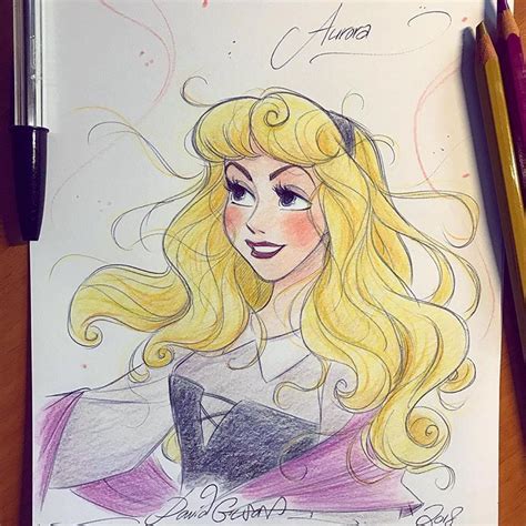 On Reprend Les Dessins De Princesses Disney Au Stylo Bille Et Crayons