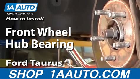 How To Replace Wheel Bearing Hub Assembly 96 07 Ford Taurus Part 2 1a