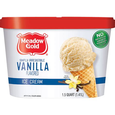 Vanilla Ice Cream 15 Quart Meadow Gold Dairy