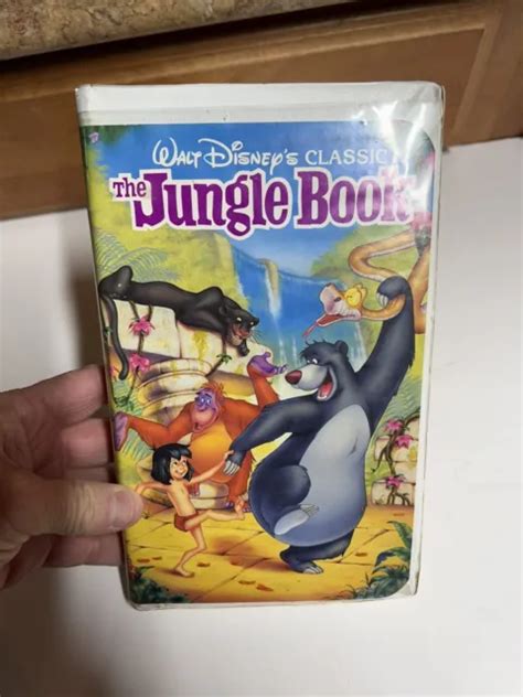 Walt Disney S Classic The Jungle Book Black Diamond Edition Vhs Picclick