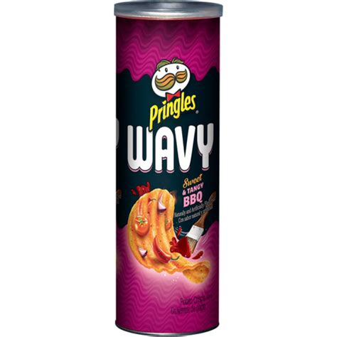 Pringles Wavy Sweet & Tangy BBQ | Pringles import USA