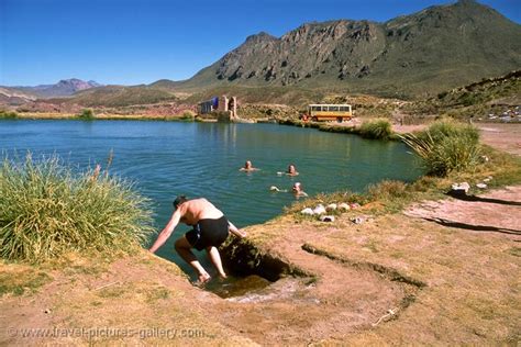 Pictures Of Bolivia Potosi 0054 Taking A Dip At Tarapaya Hot Springs