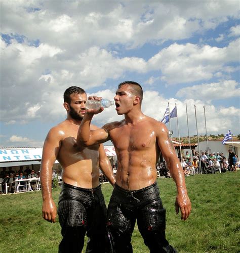 Oil Wrestling Yağlı Güreş Hugo Gloss Sports Fights Combat Sports Wrestling Human Face