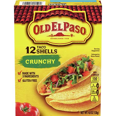 Classic Crunchy Taco Shells Gluten Free Old El Paso