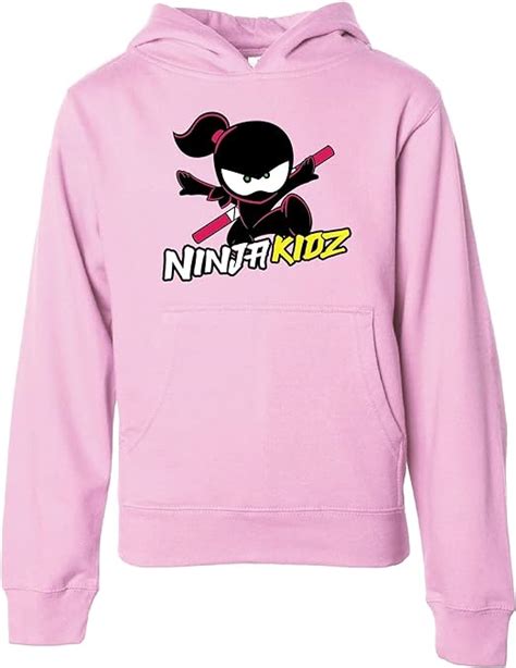 Ninja Kidz Official Original Girl Logo Pullover Hoodie