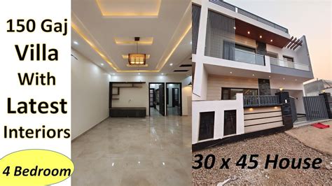 150 Gaj House Design Ideas 30x45 House Design Newly Built 4 Bedroom