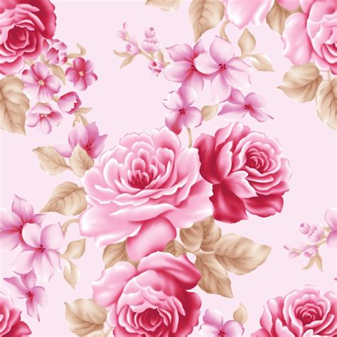 Papel De Parede Floral Rosas Belíssimas Lavável Vinil 3m R 5669 Em
