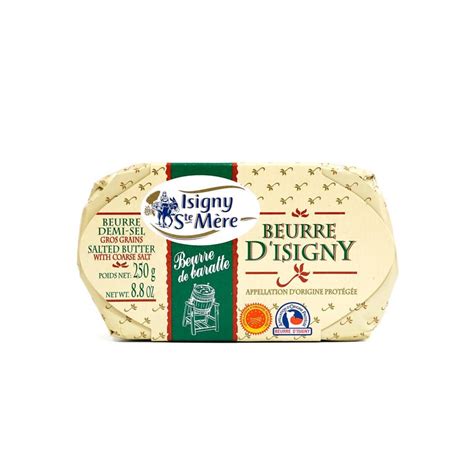 Isigny Sainte Mère Beurre De Baratte Demi Sel 250g Dough And Grocer