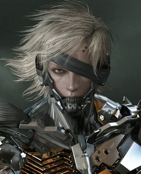 Raiden Face Art Metal Gear Rising Revengeance Art Gallery