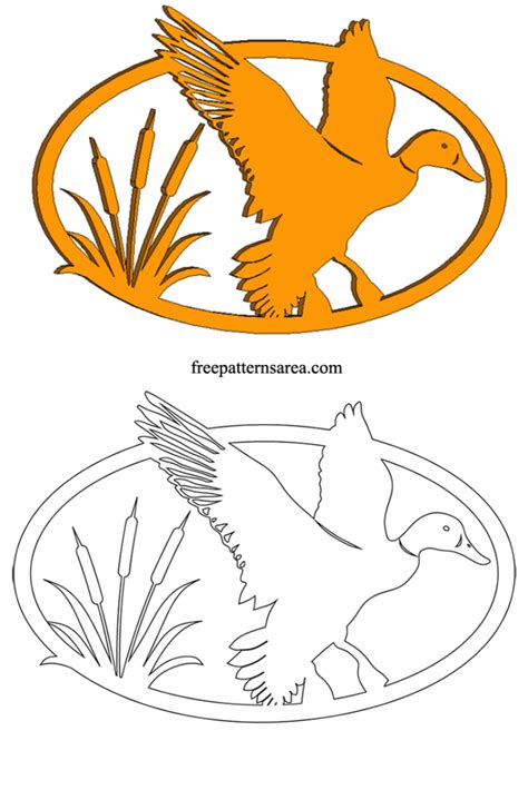 Maybe you would like to learn more about one of these? Duck Silhouette Vector Free Scroll Saw Pattern ...