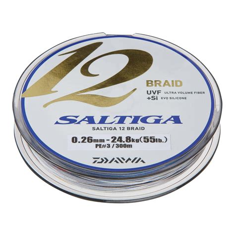 Daiwa Saltiga EX 12 Braid Multi Color 300m Geflochtene Schnur