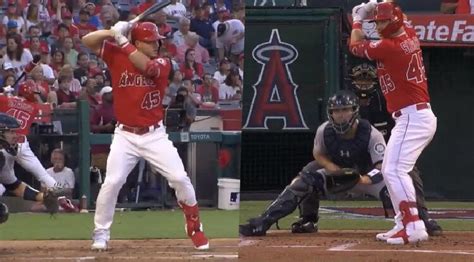 Examining Mike Trouts Perfect Swing Crashing The Pearly Gates