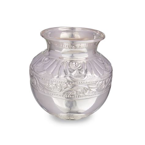 Buy Silver Kudam Online Traditional Silver Chombu Svtm