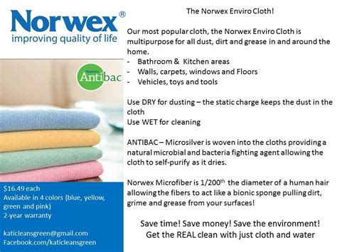 3 how to use the mop. #Norwex Enviro cloths (www.norwex.com) can also clean ...
