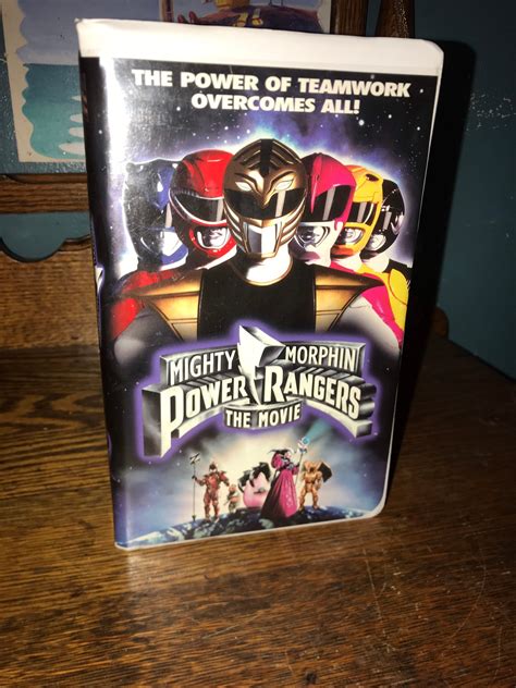 Vintage Power Rangers Vhs Movie Vhs Tape Mighty Morphin Power Rangers