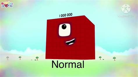 Numberblocks Fanmade 1000000 Sound Effect In 10 Variations Youtube