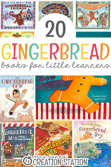 20 Gingerbread Books For Little Learners Mrs Jones Creation Station