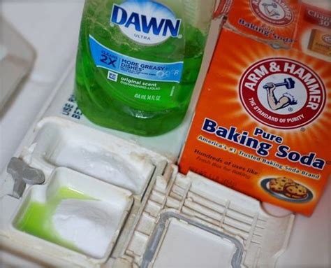 The Ingredients For Baking Soda Are Neatly Organized And Ready To Be
