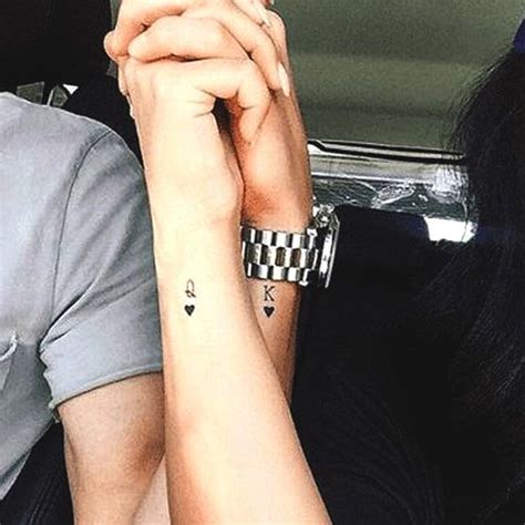 81 Unique And Matching Couples Tattoo Ideas In 2019 Ecemella Small Couple Tattoos Him And