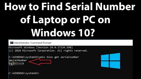 It is a good idea to have your windows 10 computer's serial number handy. How to Find Serial Number of Laptop or PC on Windows 10 ...